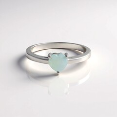 Anello in argento con Acquamarina Brasiliana