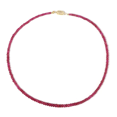 Collana in argento con Rubino Tanzania (Adela Silber)