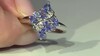 Bague en argent et Tanzanite