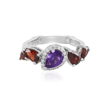 Edelstein-Silberring (Dallas Prince Designs)