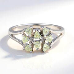 Anello in argento con Tormalina Cuprian