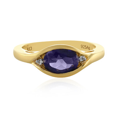Anello in argento con Iolite
