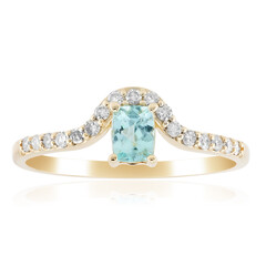 Bague en or et Tourmaline Paraiba du Brésil (AMAYANI)