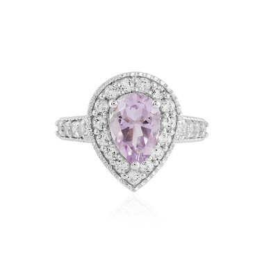 Lavendel-Amethyst-Silberring