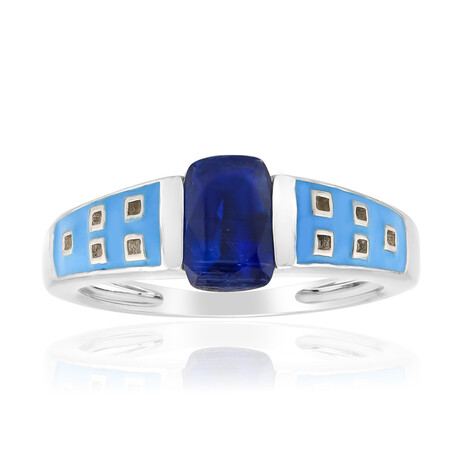 Anello in argento con Cianite del Nepal (SAELOCANA)