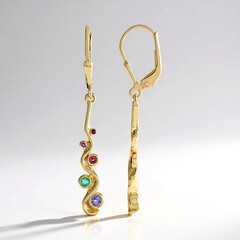 Orecchini in argento con Tanzanite (MONOSONO COLLECTION)