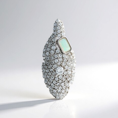 Pendentif en argent et Opale Welo (de Melo)