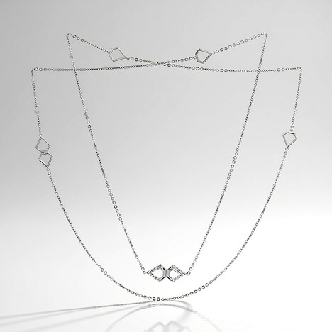 Collana in argento con Zircone