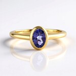 Anello in argento con Tanzanite (Adela Silber)
