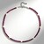 Collana in argento con Rubino del Madagascar