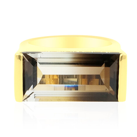 Mehrfarbiger Quarz-Silberring (MONOSONO COLLECTION)