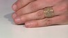 Anillo en oro con Diamante champán I2 (de Melo Gold)