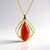 Collana in argento con Corniola (KM by Juwelo)