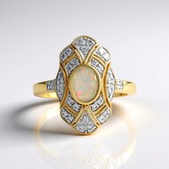 Welo-Opal-Silberring
