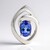 Ciondolo in argento con Tanzanite (Pallanova)