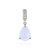 Rainbow Moonstone Silver Pendant
