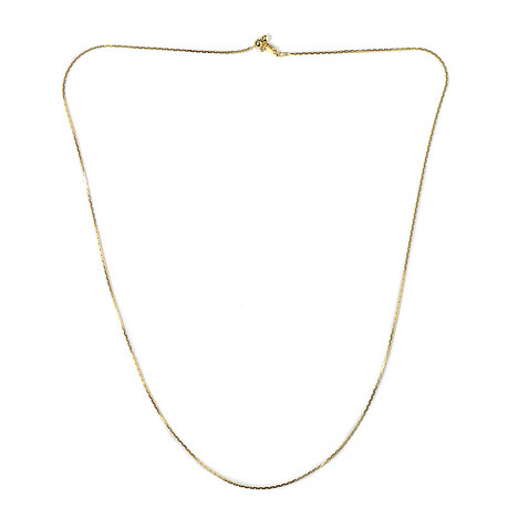 Silber-Boston-Kette - 61 cm - 4,32 g - vergoldet