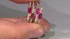 Anillo en oro con Rubí de Mozambique AAA (CIRARI)