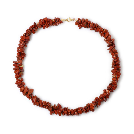 Collar en plata con Jaspe rojo