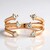 Anello in oro con Diamante Rose de France SI1 di Argyle (Annette)