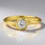 Anello in oro con Diamante SI1 (G) (Annette)