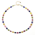 Collar en plata con Zafiro (Riya)