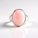 Anello in argento con Opale Rosa