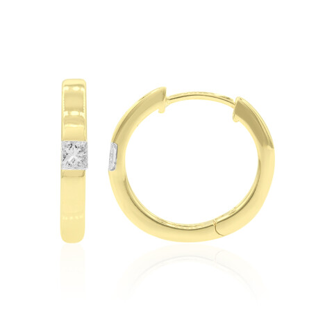 SI1 (G) Diamant-Goldohrringe (Annette)