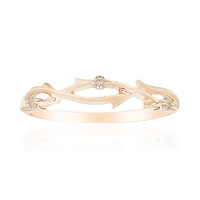Anello in oro con Diamante Rose de France SI1 di Argyle
