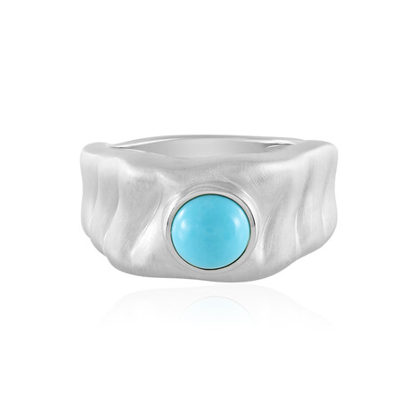 Anillo en plata con Turquesa bella durmiente (de Melo)