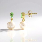 Orecchini in argento con Perla d'Acqua Dolce Bianca