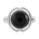 Bague en argent et Onyx