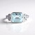 Anello in argento con Topazio Blu Cielo