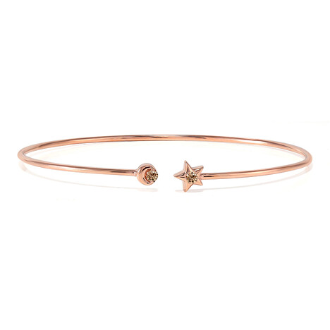 Brazalete en oro con Diamante rosa de Francia de Argyle SI1 (Annette)