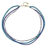 Sodalite Silver Necklace