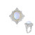Welo-Opal-Silberring (Dallas Prince Designs)
