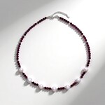 Collana in argento con Perla d'Acqua Dolce Bianca