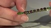 Bracelet en acier et Diopside de Russie (Riya)