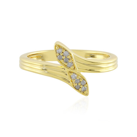 Bague en argent et Diamant I4 (J)