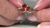 Anillo en plata con Cianita naranja