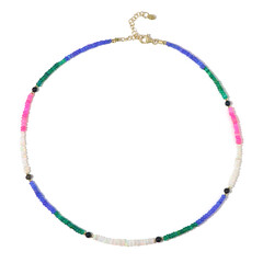 Zilveren halsketting met Welo-opalen