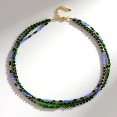 Collana in argento con Ematite Dorata
