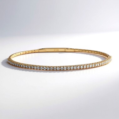 Bransoletka bangle ze złota - Diament SI1 (H) (CIRARI)