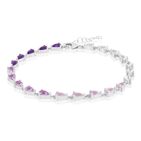 Bracciale in argento con Topazio Bianco