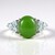 Anello in argento con Giada Canadese