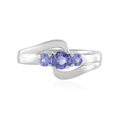 Anillo en plata con Tanzanita