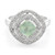 Anello in argento con Prehnite