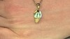 Colgante en plata con Larimar