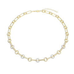 Collar en plata con Zircón (Adela Silber)