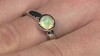 Zilveren ring met een Welo-opaal